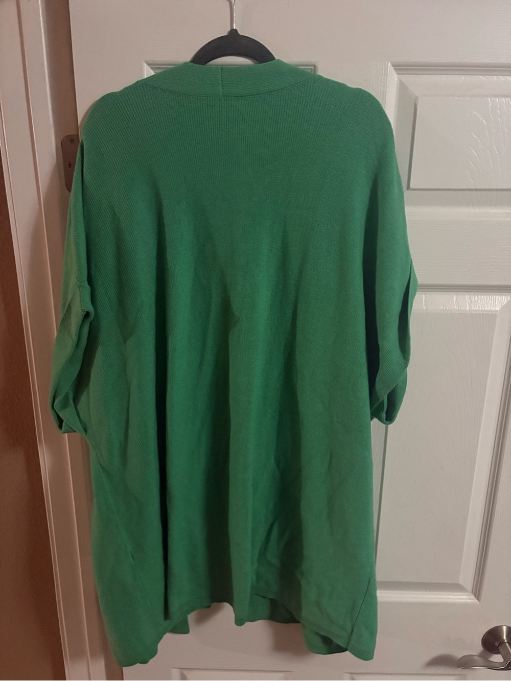 J. Jill Emerald Green Open-Front Knit Cardigan - Picture 2 of 5
